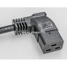 Cable de alimentación IEC C20 a C19 - 25 pies, 20 A / 250 V, 12/3 AWG UL CSA